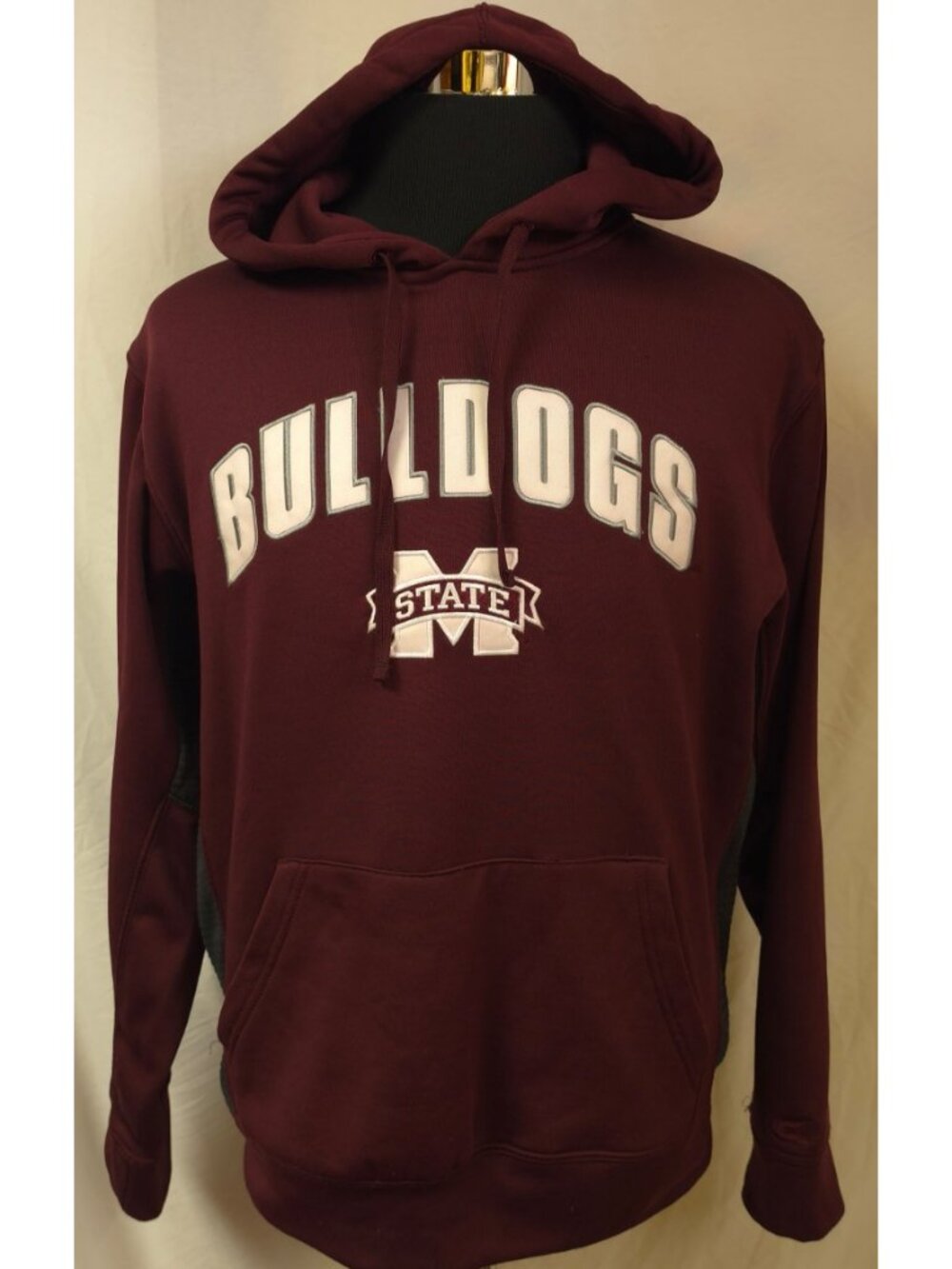 Colosseum Own The Stands Mens Large Maroon Mississippi State Bulldogs Hoodie